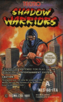 Shadow Warriors (World, set 1) Arcade Game Cover